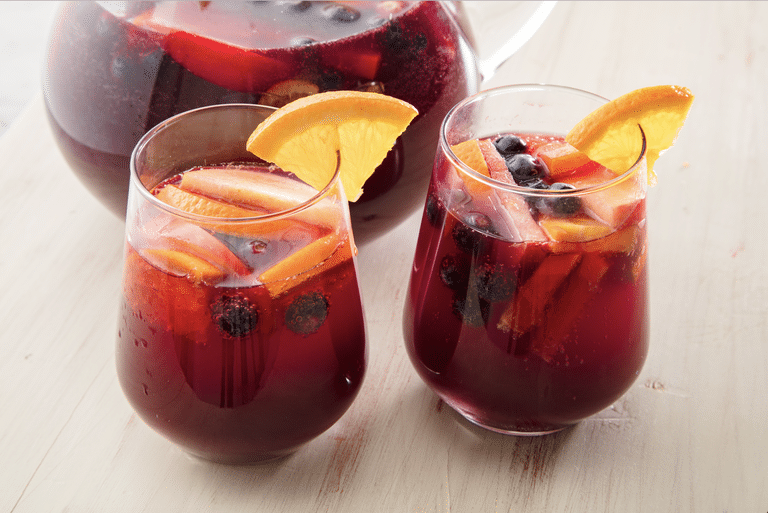 Raise a Glass to Love - 5 Cocktails to Celebrate Valentine's Day 1 red sangria lifestyle | B.Gordon Builders